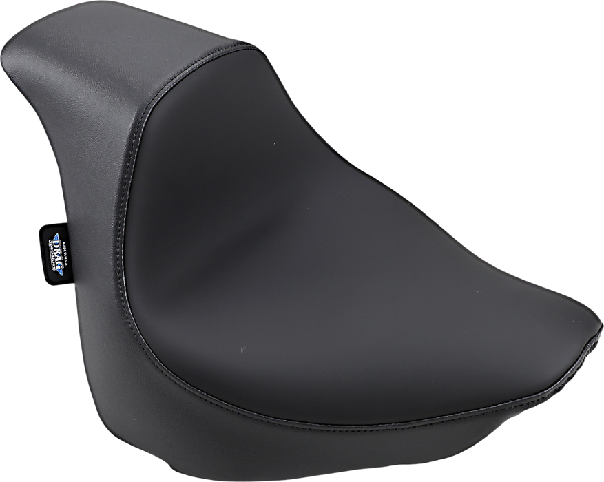 DRAG SPECIALTIES EZ-Solo Seat - Smooth - Solar-Reflective Leather - FXFB '18-'22 ACT EZ-ON STYLE 0802-1127