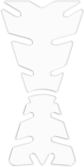 PUIG HI-TECH PARTS Performance Tank Pad - Clear 4051W