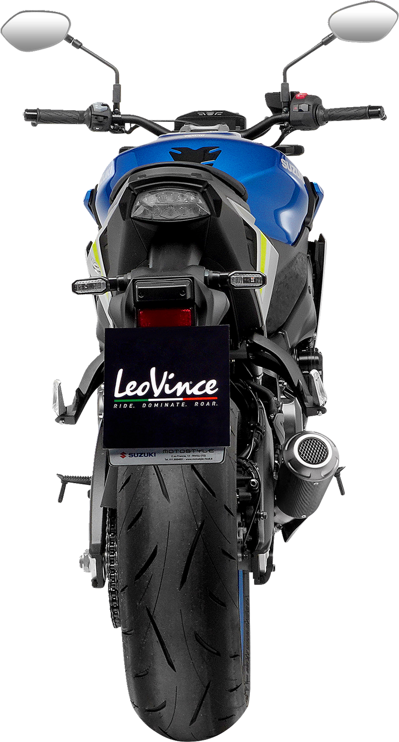 LEOVINCE LV-10 Slip-On Muffler -Carbon Fiber GSX-S 1000 GT 2022-2023 15245C
