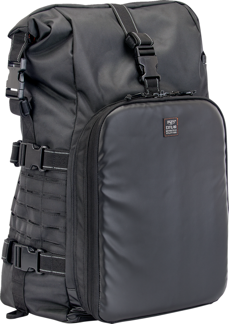 BILTWELL EXFIL-80 Motorcycle Bag - Gen 2 - Black 3014-01