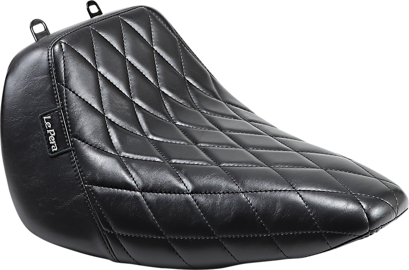 LE PERA Bare Bones Solo Seat - Diamond Stitch - Black - FLFB LYO-007DM