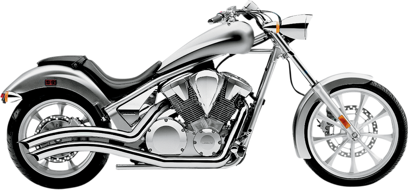 COBRA Speedster Swept Exhaust - Chrome - VT1300 1233 1810-1853