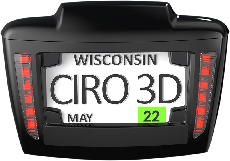 CIRO License Plate Frame - '09+ Trike - Black 40082
