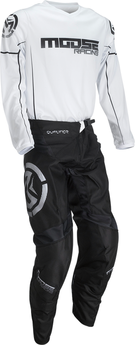 MOOSE RACING Qualifier® Pants - Black/White - 40 2901-10356
