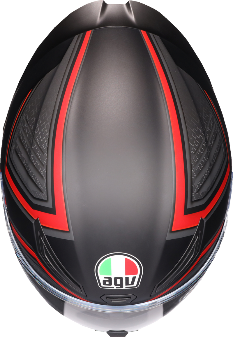 AGV K1 S Motorcycle Helmet - Sling - Matte Black/Red - Medium 2118394003-038-M