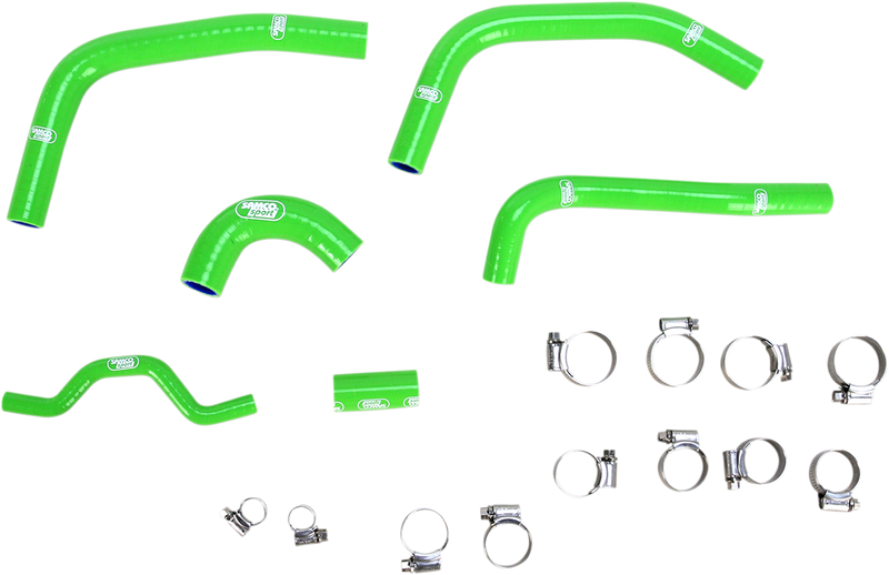 MOOSE RACING Radiator Hose Kit - Green - Kawasaki TCSKAW-58-GR