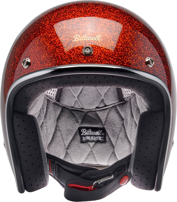 BILTWELL Bonanza Helmet - Rootbeer Megaflake - XS 1001-457-201