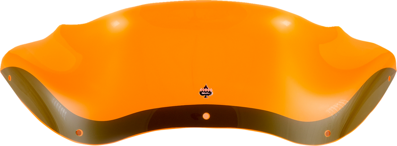 KLOCK WERKS Kolor Flare™ Windshield - 8" - Orange Ice - FLTR KWW-01-0623
