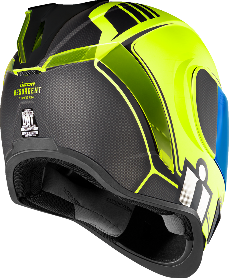 ICON Airform™ Motorcycle Helmet - Resurgent - Hi-Viz - 3XL 0101-14761