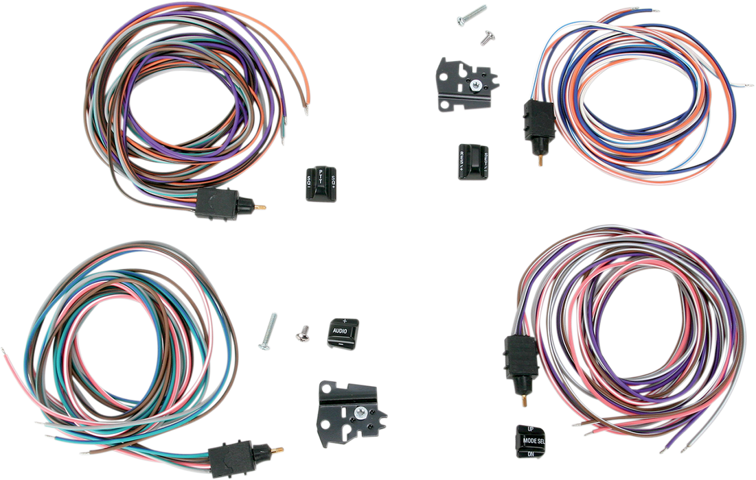 DRAG SPECIALTIES Switch Kit - Radio/Cruise - Black H18-0337/60