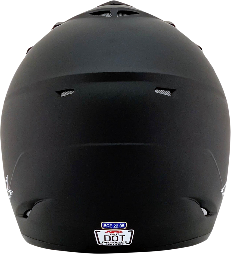 AFX FX-17Y Motorcycle Helmet - Matte Black - Small 0111-0545