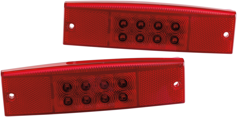 MOOSE UTILITY Taillights - LED - Ranger Mid - Red 100-2350-PU