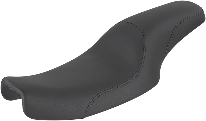 SADDLEMEN Seat - Profiler - Black - Smooth - Dyna 891-04-047