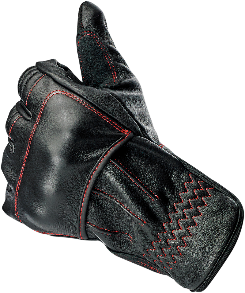 BILTWELL Belden Gloves - Redline - Medium 1505-0108-303