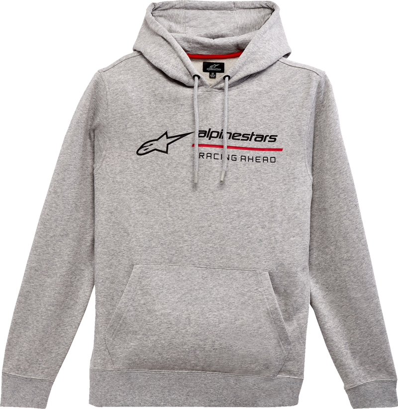 ALPINESTARS Linear Race Hoodie - Heather Gray - 2XL 12325100010262X