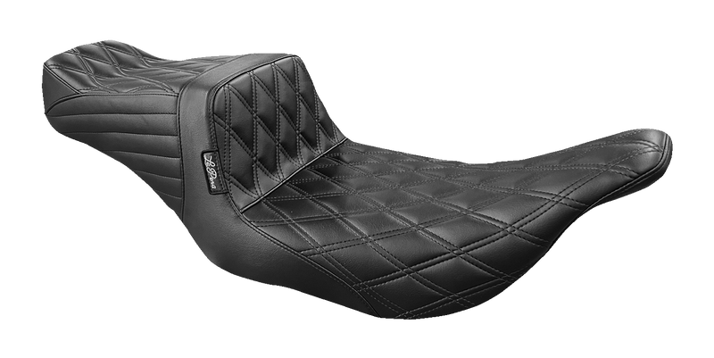 LE PERA Tailwhip Seat - Double Diamond - Black - FL '97-'07 LH-587DD