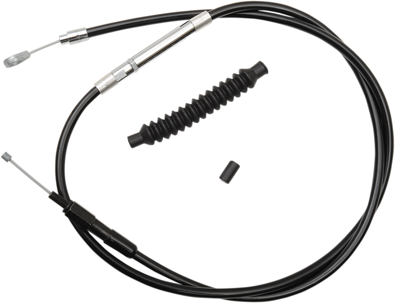 LA CHOPPERS Clutch Cable- Mini Ape Hanger Handlebars - Black Vinyl LA-8110C08B