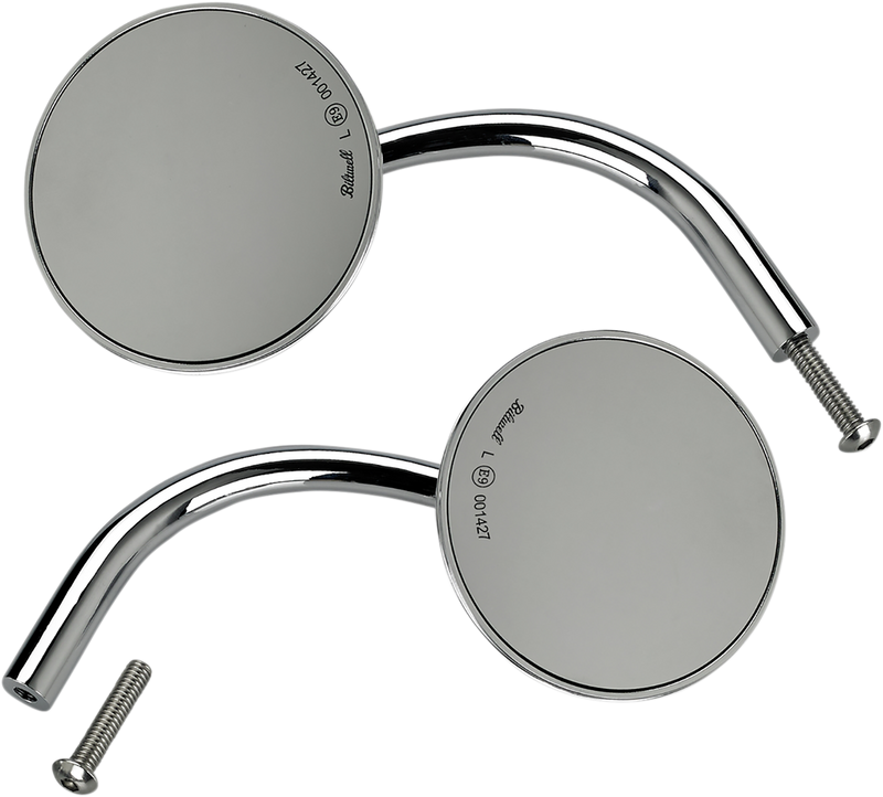 BILTWELL Mirror - Round - Chrome 6503-400-532