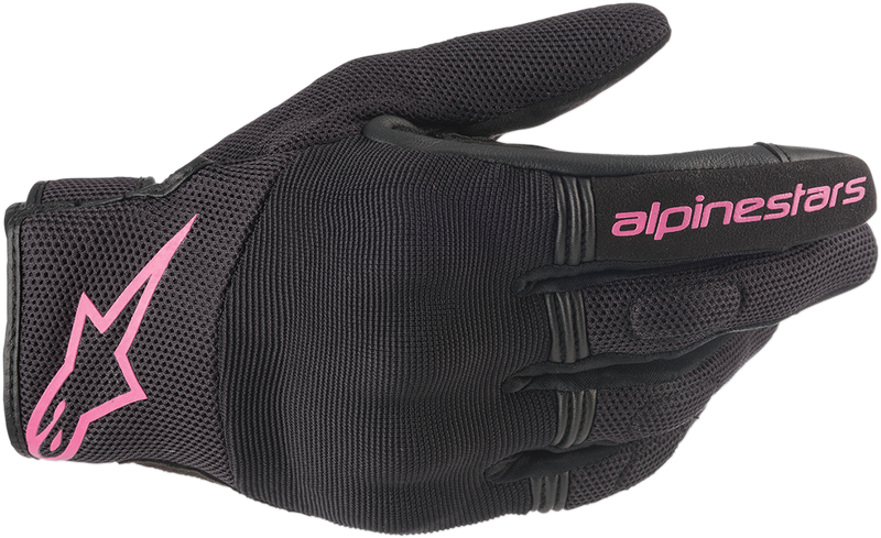 ALPINESTARS Women Copper Gloves - Black/Fuchsia - XS 3598420-1039-XS