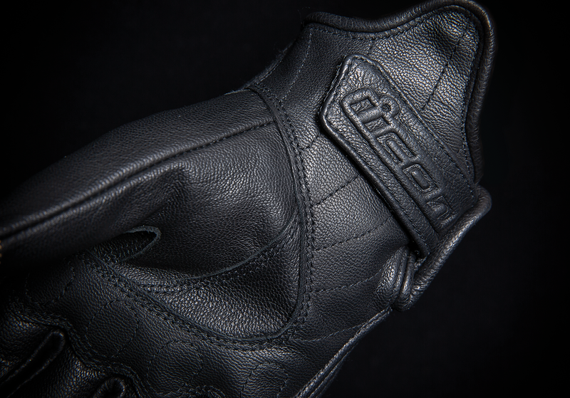 ICON Women's Pursuit Classic™  Leather Motorcycle Gloves - Black - XL 3302-0797