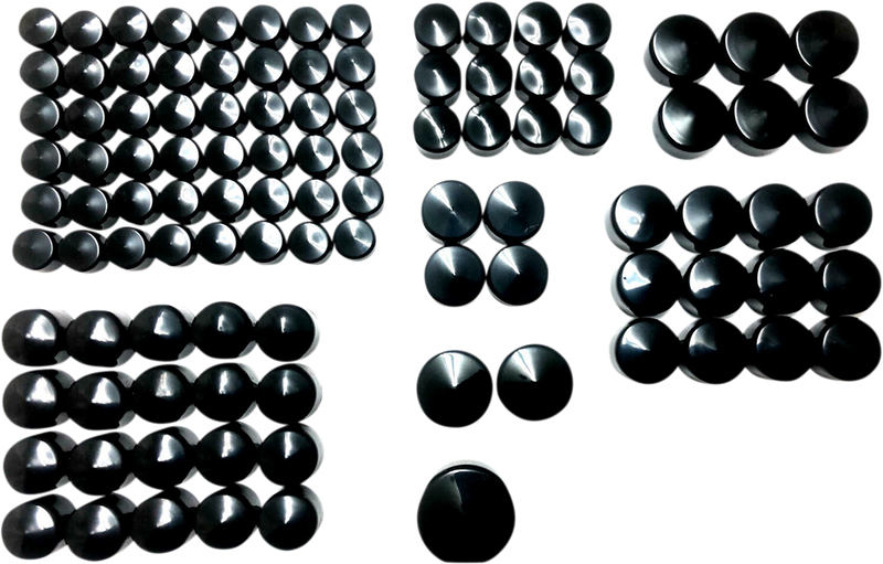DRAG SPECIALTIES Complete Covers Bolt - Black - M8 352096