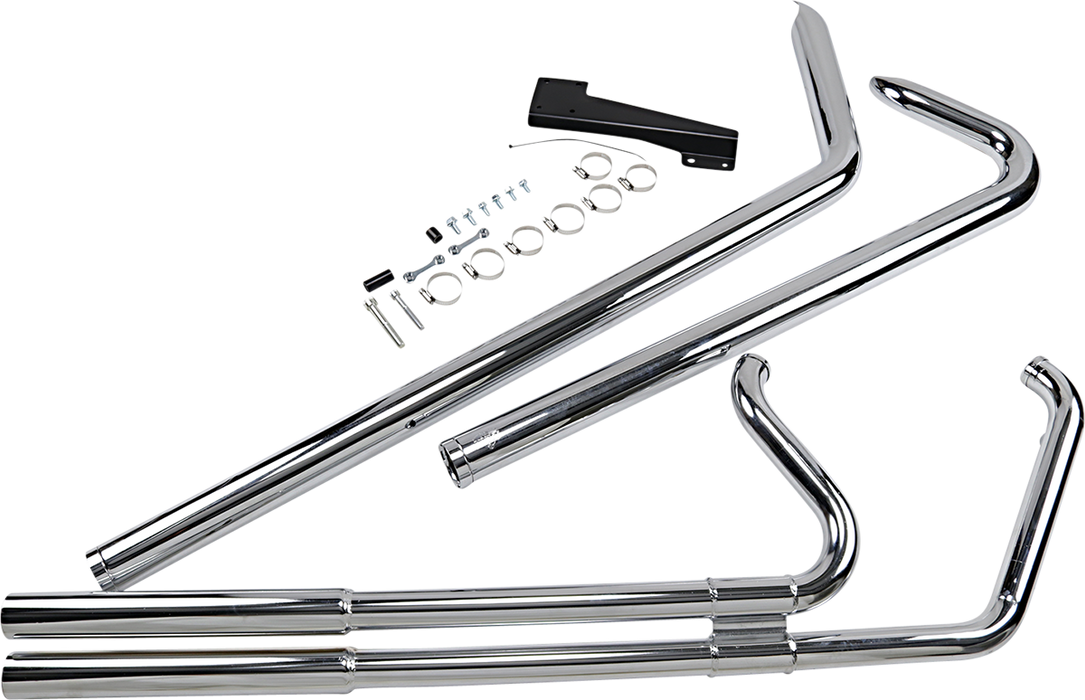 VANCE & HINES Big Shots Exhaust - Chrome - Long 17923
