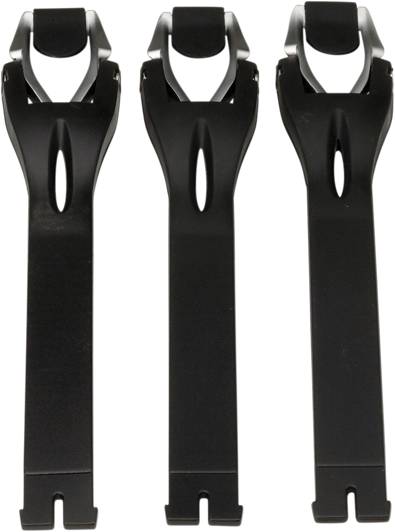 MOOSE RACING Strap/Buckle Kit - Black 3430-0845