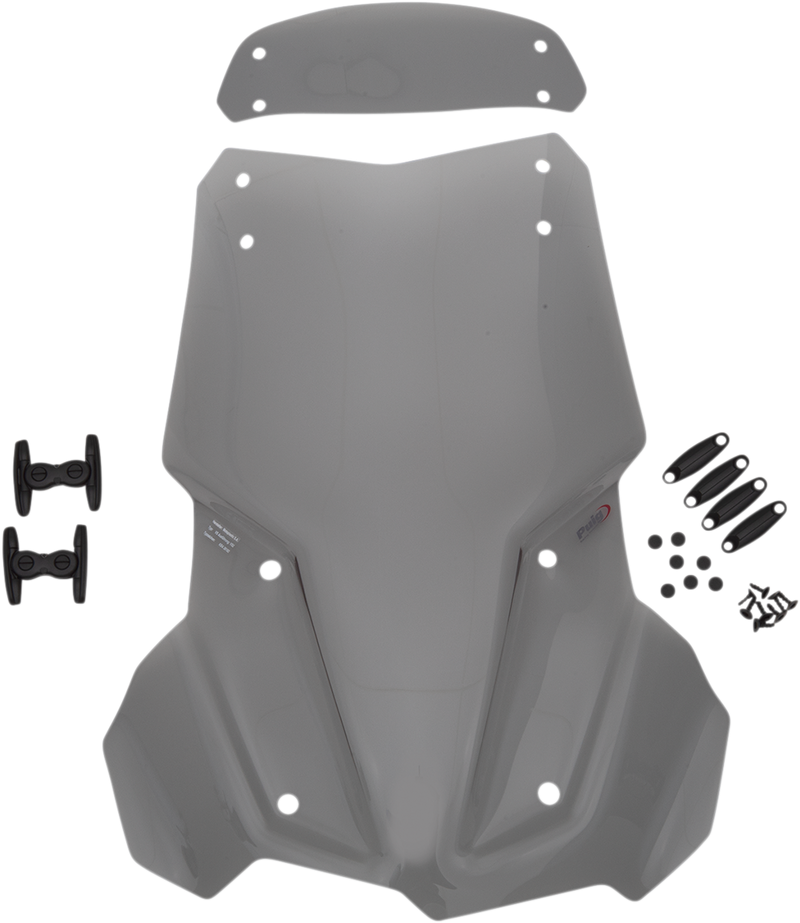 PUIG HI-TECH PARTS Touring Windscreen w/ Visor - Smoke 9760H