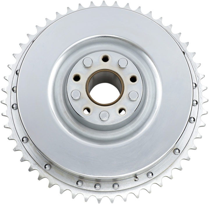 DRAG SPECIALTIES Brake Drum with Sprocket - 67-72 06-0128-BX-LB2