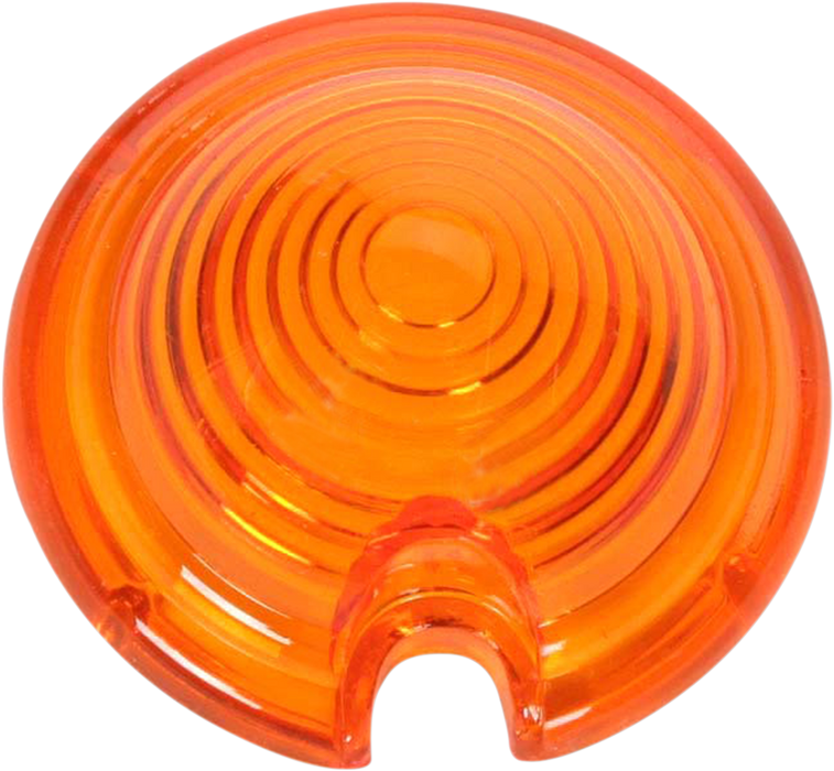 DRAG SPECIALTIES Replacement Amber Lens for Bullet Light 165075-HC3