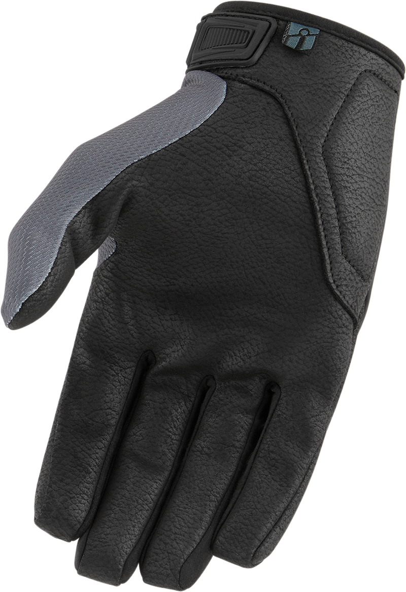 ICON Hooligan™ CE Motorcycle Gloves - Gray - Medium 3301-4373