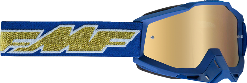 FMF PowerBomb Goggles - Rocket - Deep Navy - Gold Mirror F-50037-00010 2601-3293