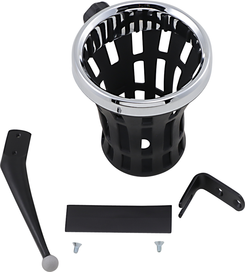 CIRO Drink Holder - Ball Mount - Passenger - Chrome 50822