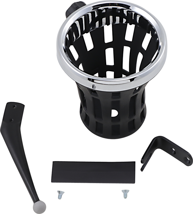 CIRO Drink Holder - Ball Mount - Passenger - Chrome 50822