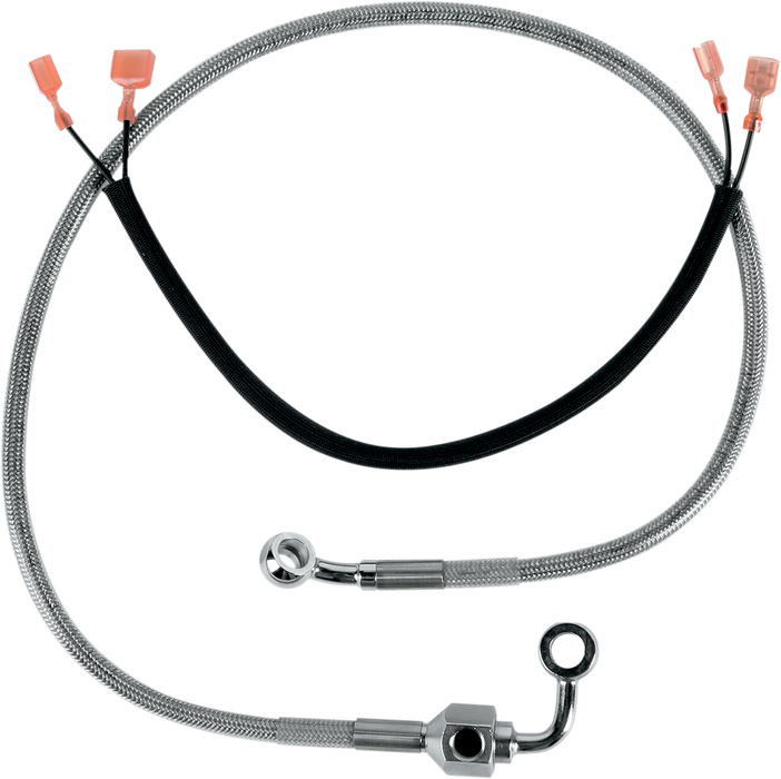 DRAG SPECIALTIES Brake Line - Rear - Stainless Steel 640320