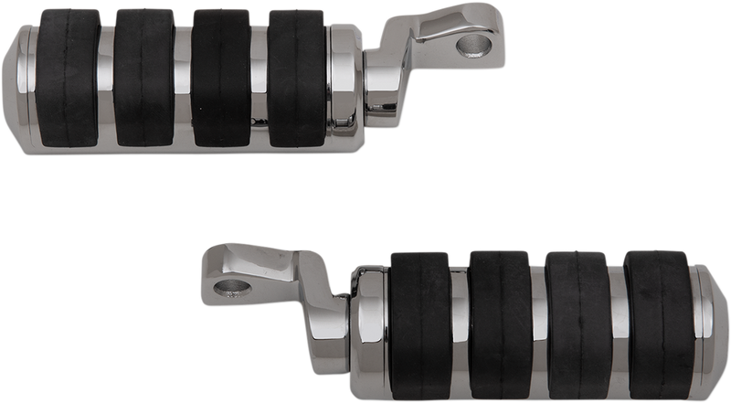 DRAG SPECIALTIES Soft-Ride Chrome Foot Pegs - XL P17-0340IS