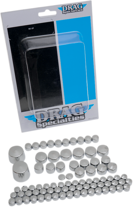 DRAG SPECIALTIES Bolt Covers - Chrome 352011