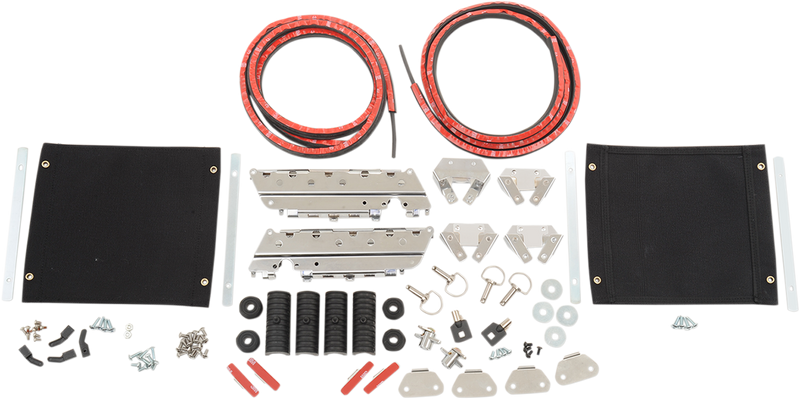 DRAG SPECIALTIES Saddlebag Hardware with Tether S77-0145KDSNU