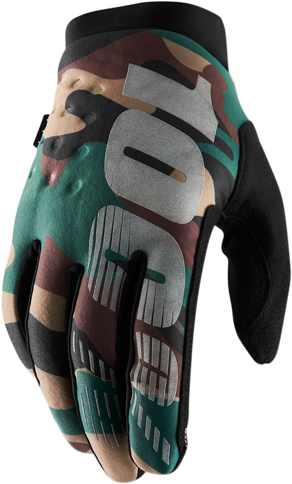 100% Brisker Gloves - Camo - XL 10003-00008