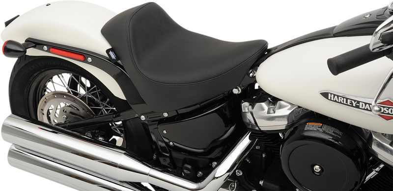 DRAG SPECIALTIES EZ-Solo Seat - Smooth - Vinyl - FL/FX '18-'22 ACT EZ-ON STYLE 0802-1148