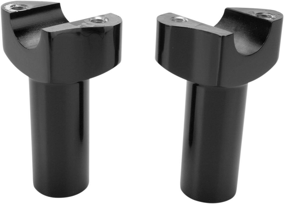 DRAG SPECIALTIES Risers - Straight - 3-1/2" - Black 241611