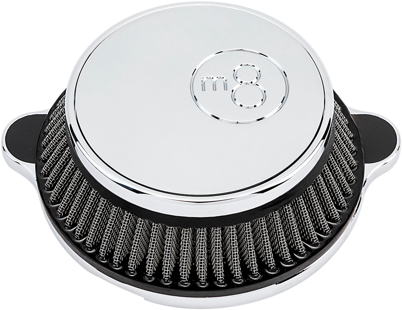 LA CHOPPERS 8-Ball Air Cleaner - Chrome - M8 LA-2391-03