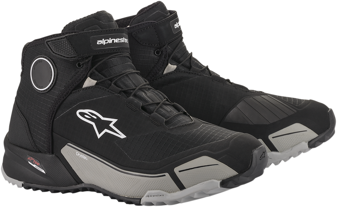 ALPINESTARS CR-X Drystar® Shoes - Black/Cool Gray - US 9.5 26118201060