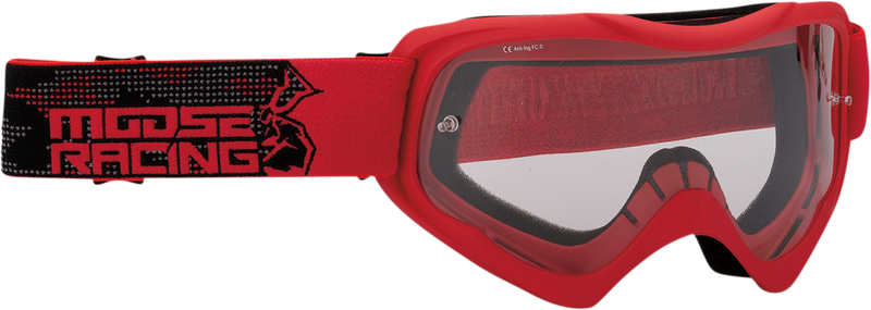 MOOSE RACING Qualifier Goggles - Agroid - Red 2601-2654