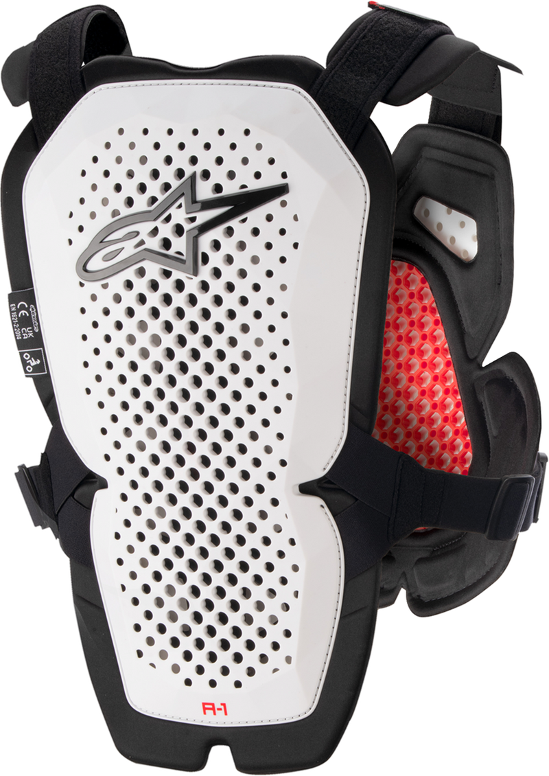 ALPINESTARS A-1 Pro Chest Protector - White/Black/Red - XL/2XL 6700123213XL2X