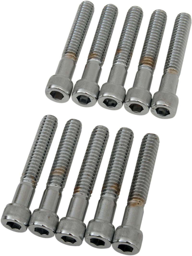 DRAG SPECIALTIES Bolts - Socket-Head - Knurled - 1/4-20 x 1-1/2" MPB183