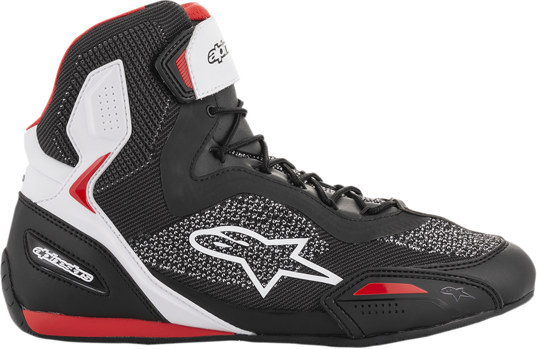 ALPINESTARS Faster-3 Rideknit® Shoes - Black/White/Red - US 13.5 2510319123-13.5