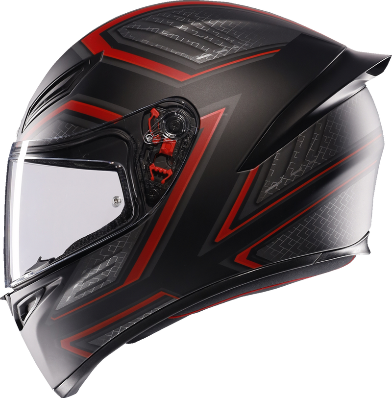 AGV K1 S Motorcycle Helmet - Sling - Matte Black/Red - Medium 2118394003-038-M