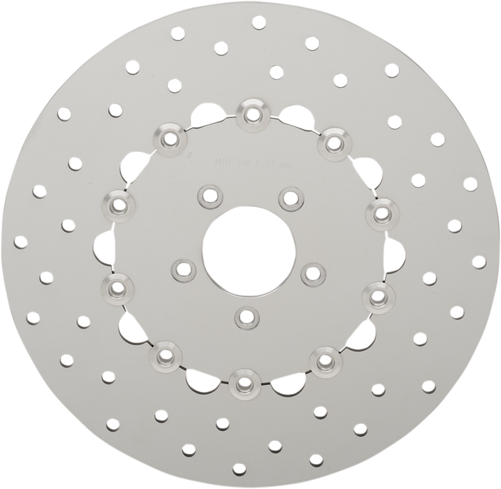 DRAG SPECIALTIES Drilled Brake Rotor - Front - 11.8" - Dyna ALSO FIT 16-17 FXDWG B06-0199ASP