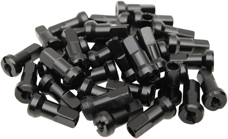 MOOSE RACING MX1 Nipple Set - Black - 9 Gauge 24-910